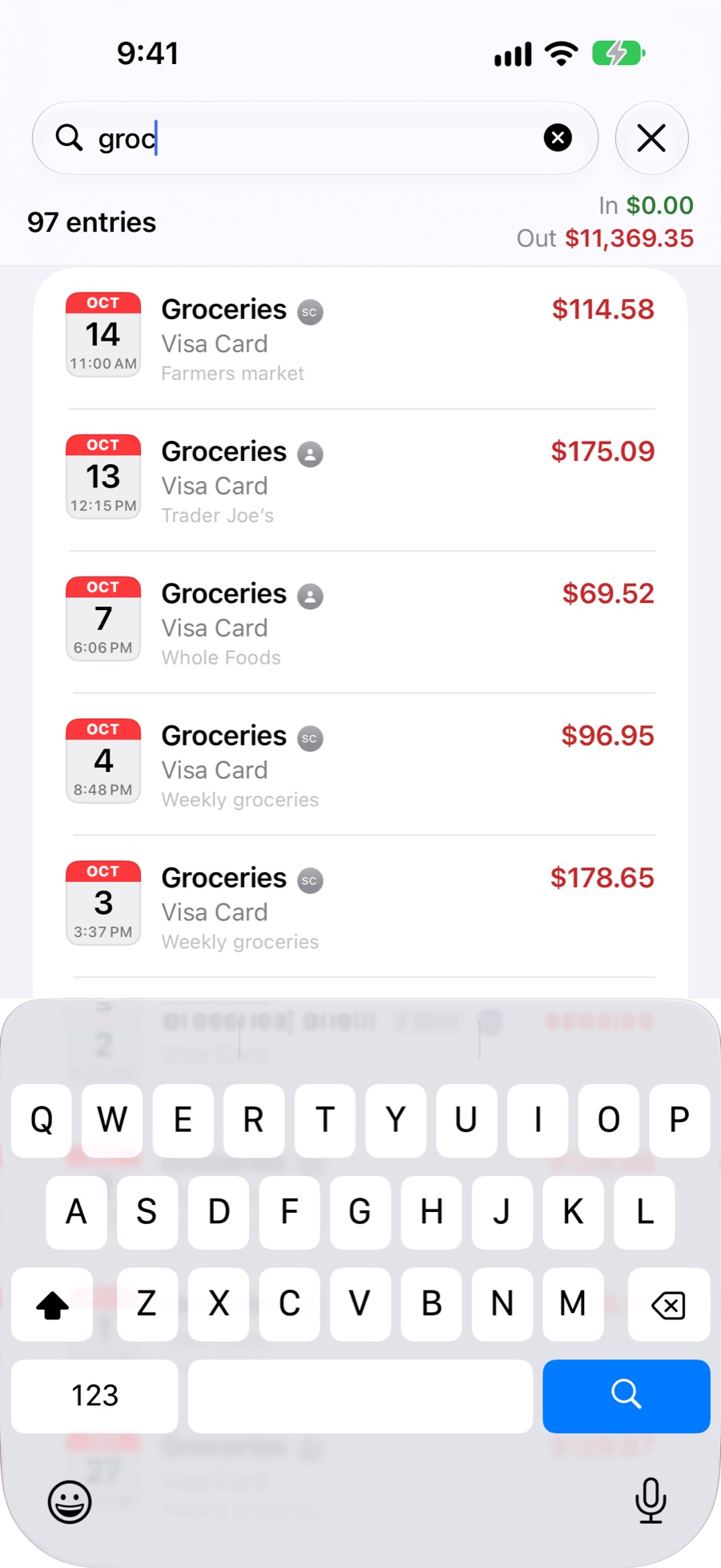 Search results for groceries