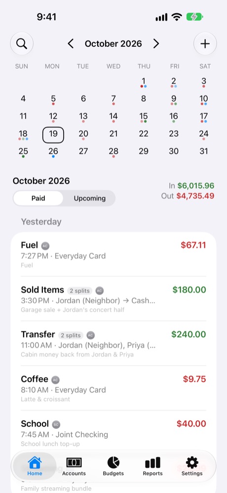 The month: tap the day again.