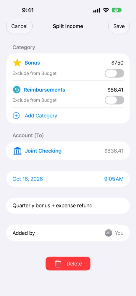 Split Income